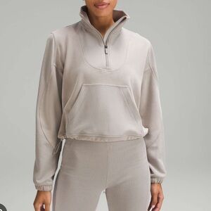 Lululemon Brushed Softstreme Ribbed Half Zip